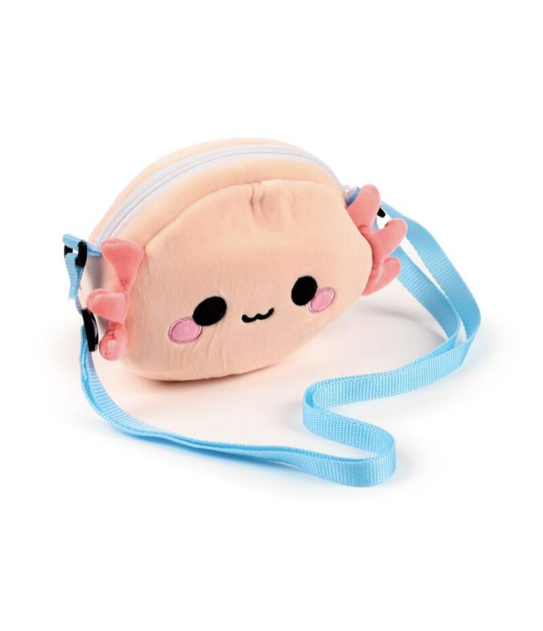 Maddie the Axolotl Adoramals Crossbody Plush Shoulder Bag