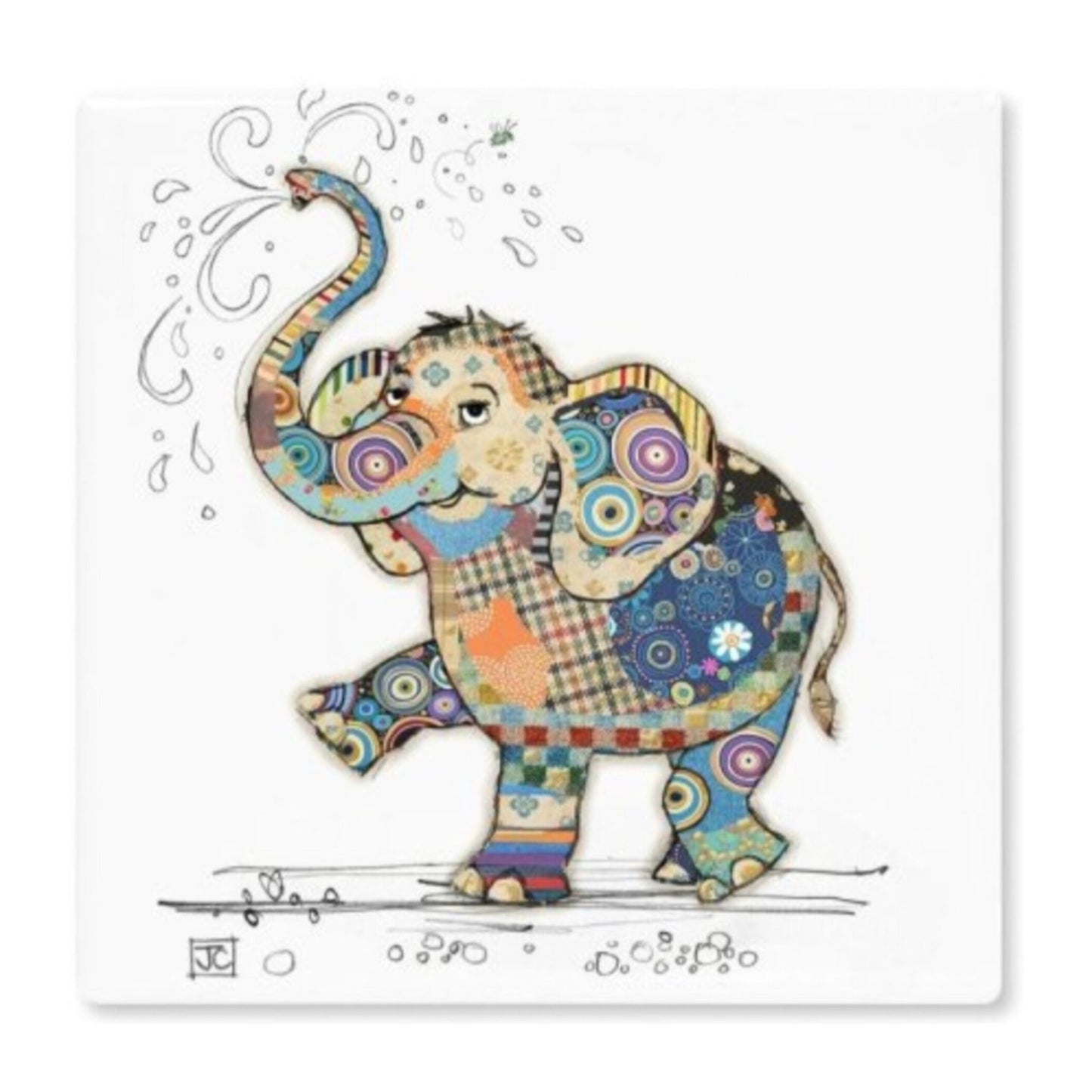 Bug Art Eddie Elephant Coaster