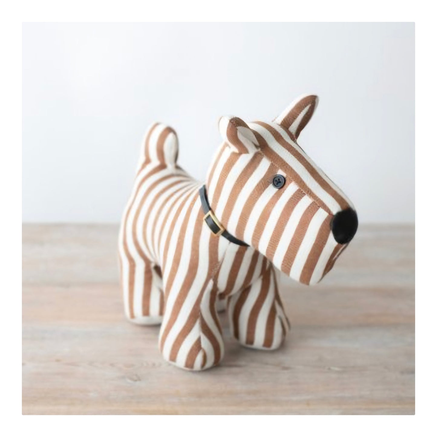 Stripped Dog Doorstop
