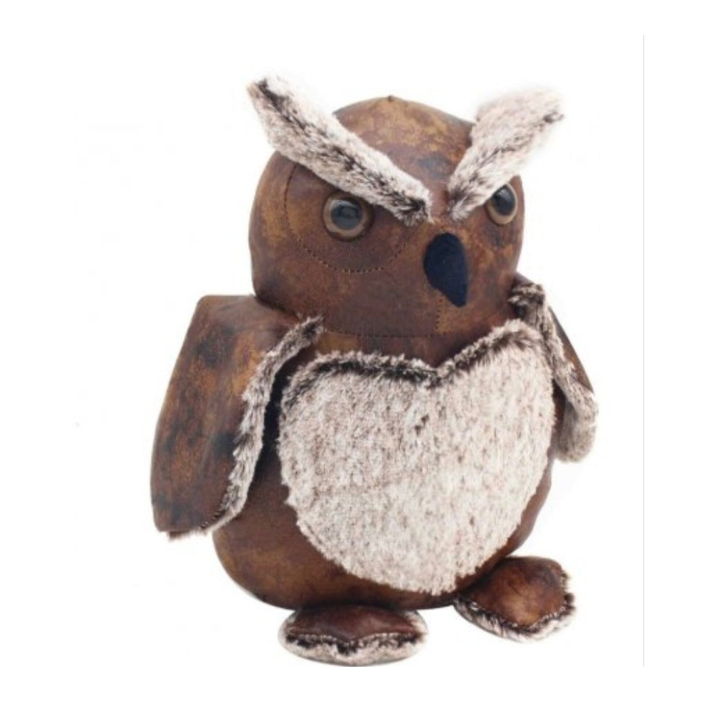 *COMING SOON* Faux Leather Owl Doorstop
