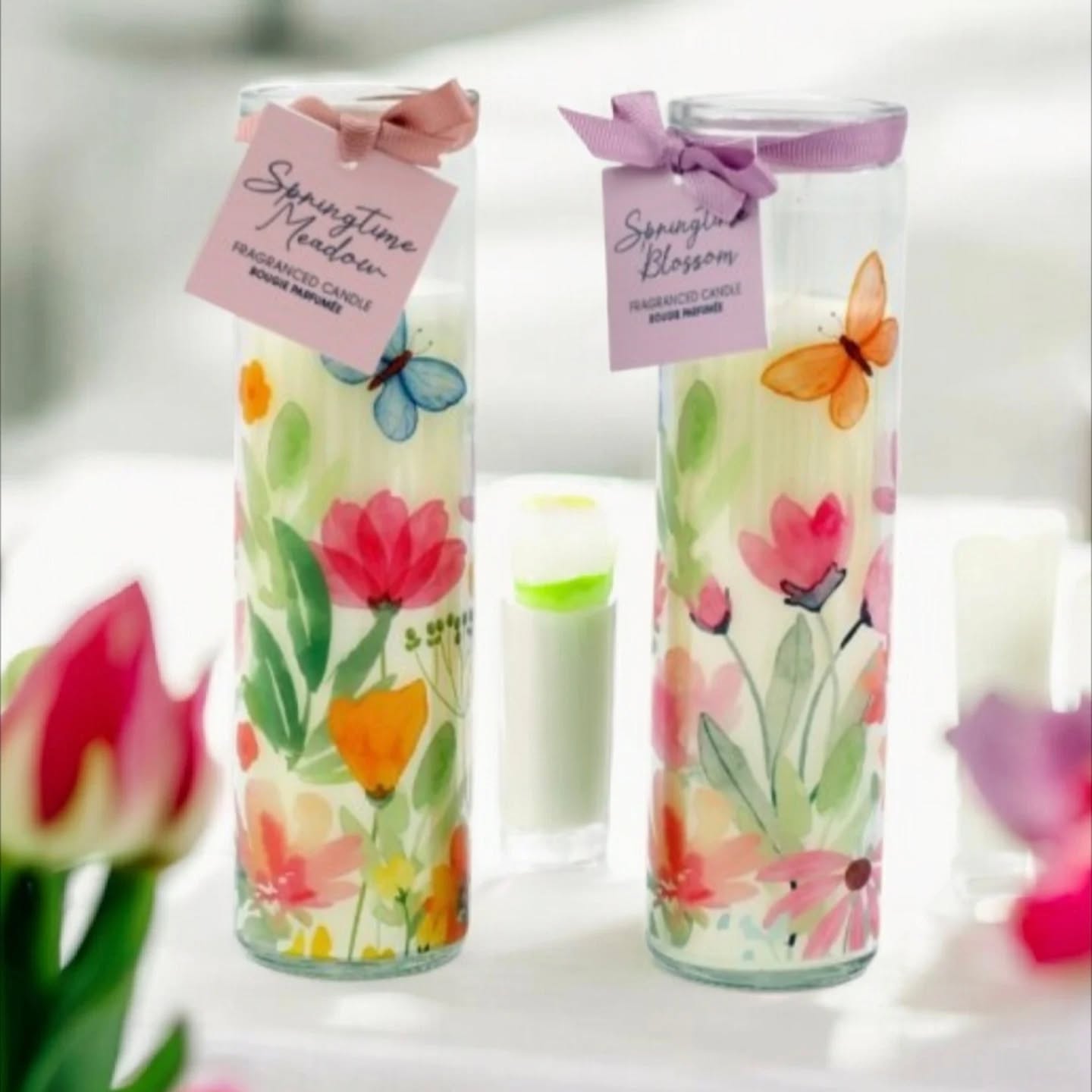 Spring Time Tube Candle,