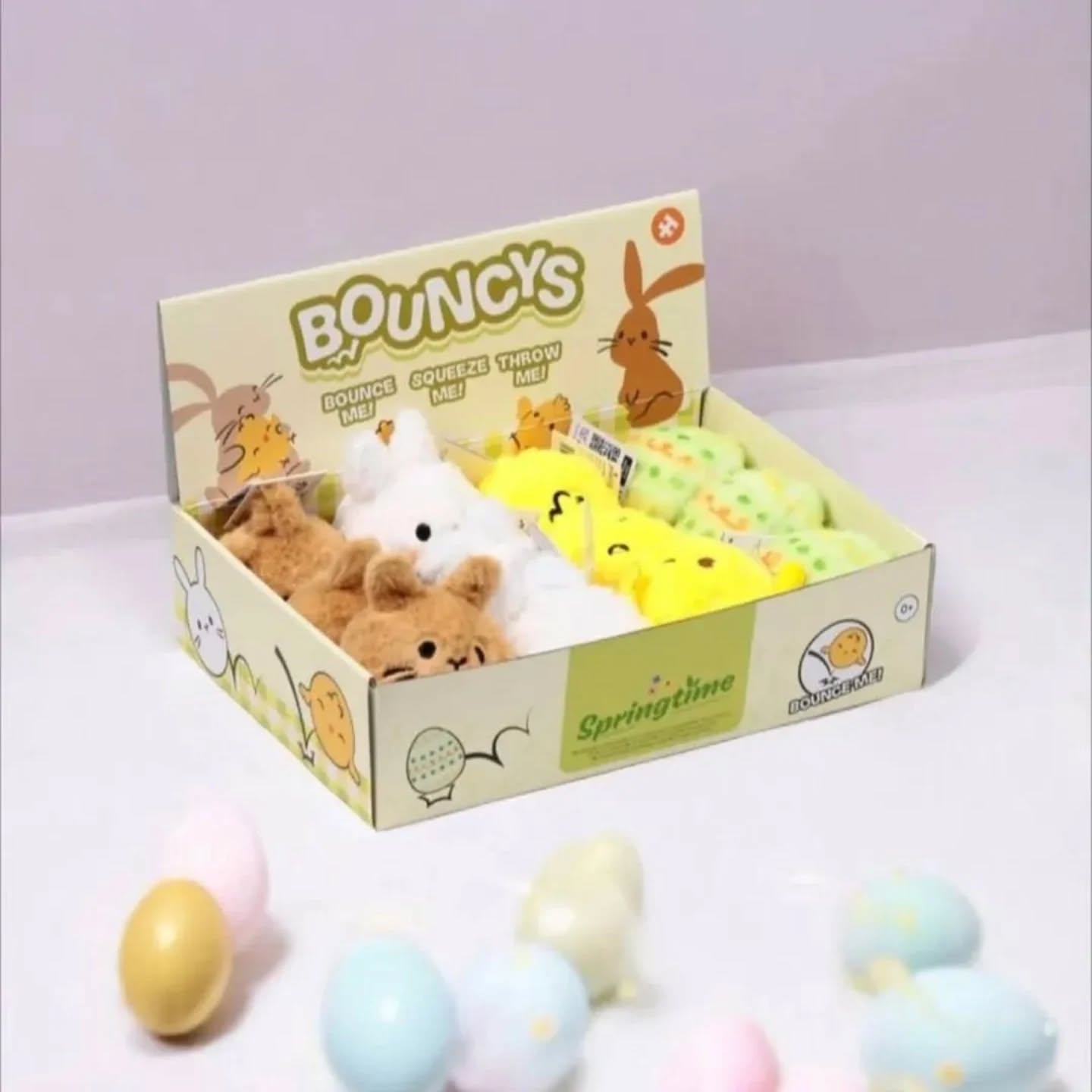 Springtime High Bounce Plush Bouncy Ball