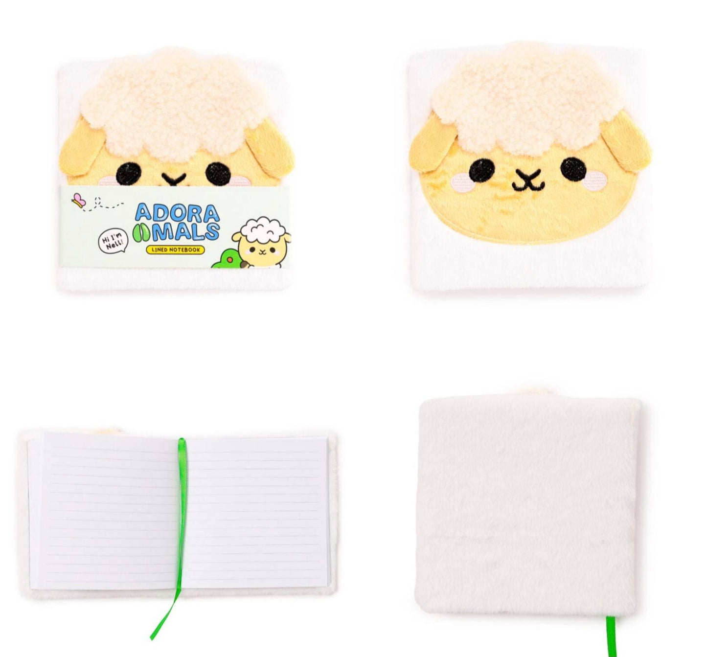 Adoramals Sheep Plush Notebook