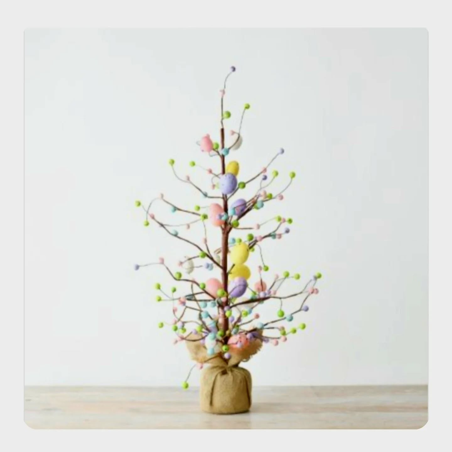 Tall Easter Egg Tree Deco, 66cm