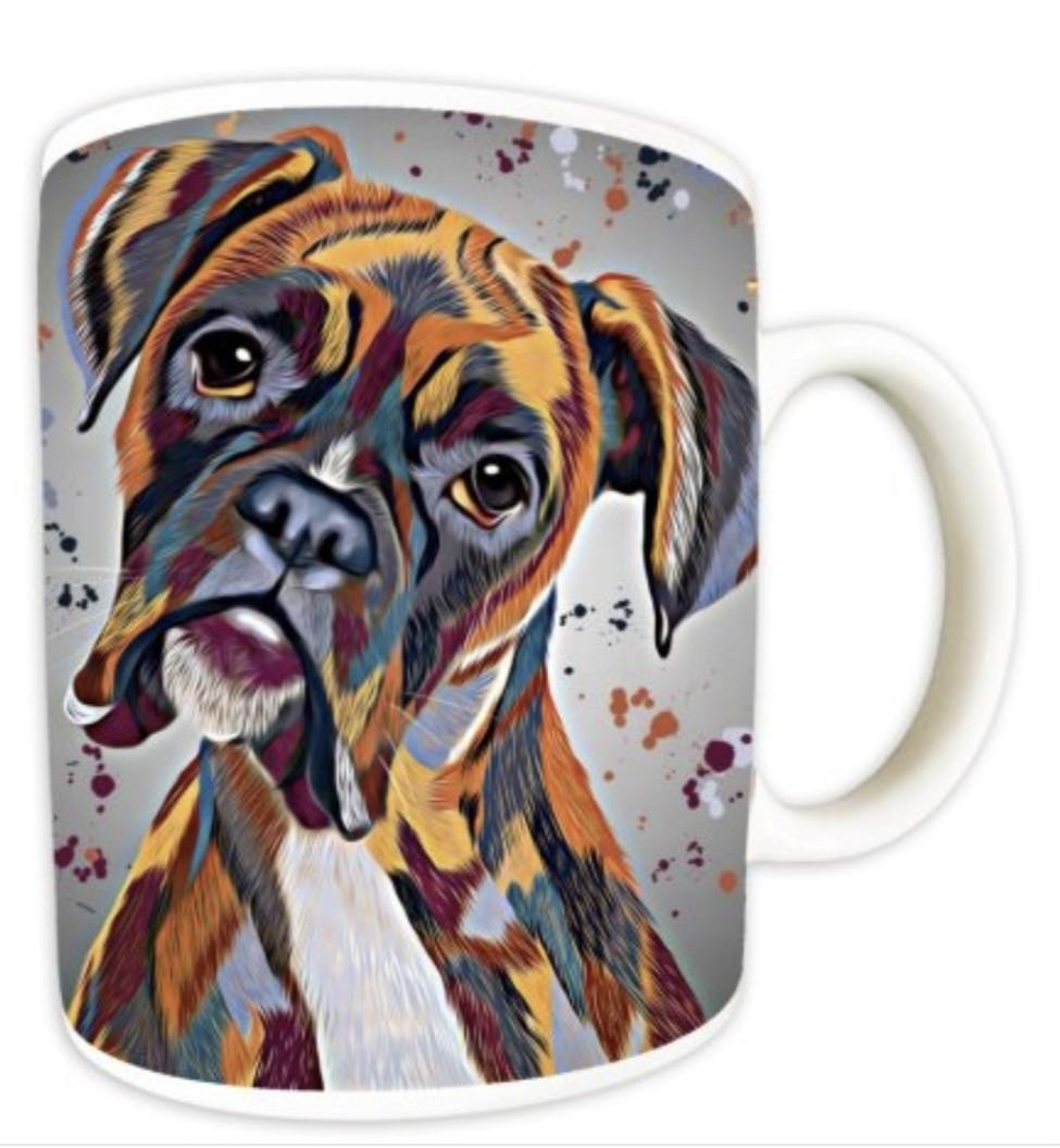 Boxer Mug, 9.5cm