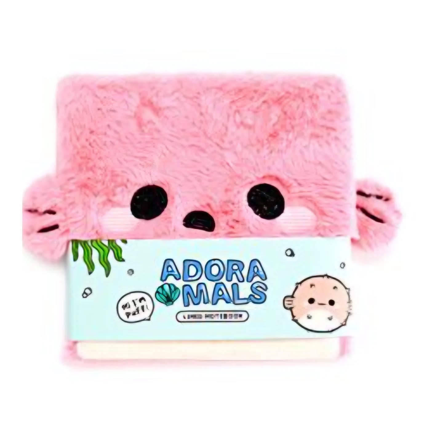 Adoramals Puff the Pufferfish Plush Notebook