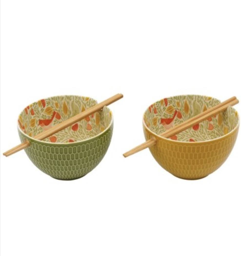 Songbird Bowl+chopsticks, 14cm