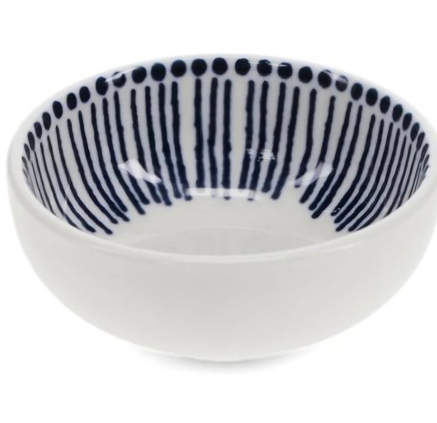 Beaded lIned Patterned Dipping Bowl, 7cm