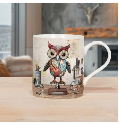 Scrap Owl Mug