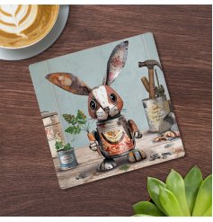 Scrap Rabbit Coaster