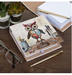Scrap Owl Memo Pad