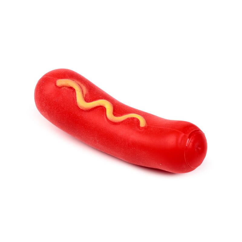 Stretchy hot dog fidget toy