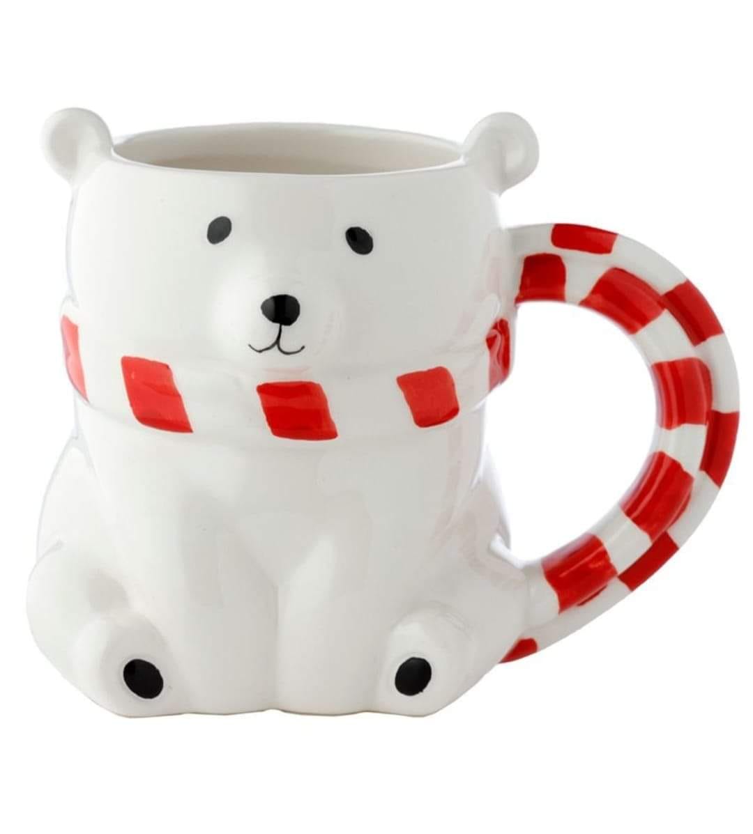 Polar Bear Ceramic Shaped Mug