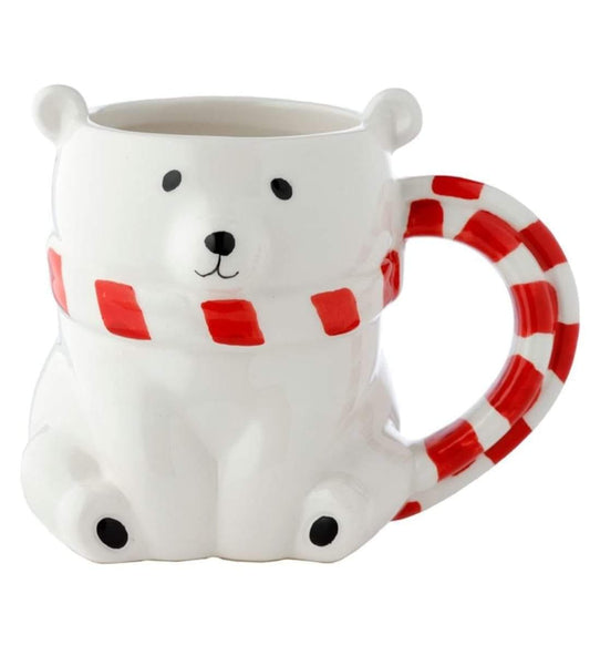 Polar Bear Ceramic Shaped Mug