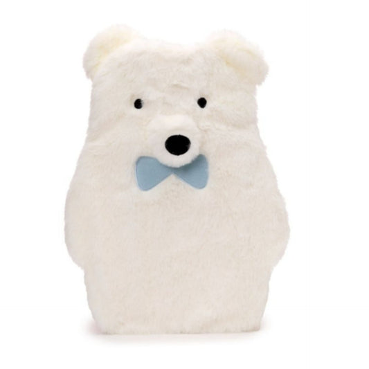 Polar Bear 650ml Hot Water Bottle with Plush Cover
