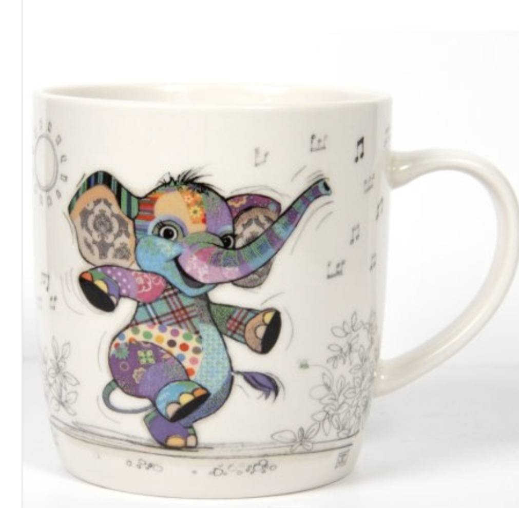 Ellie the Elephant Bug Art Mug