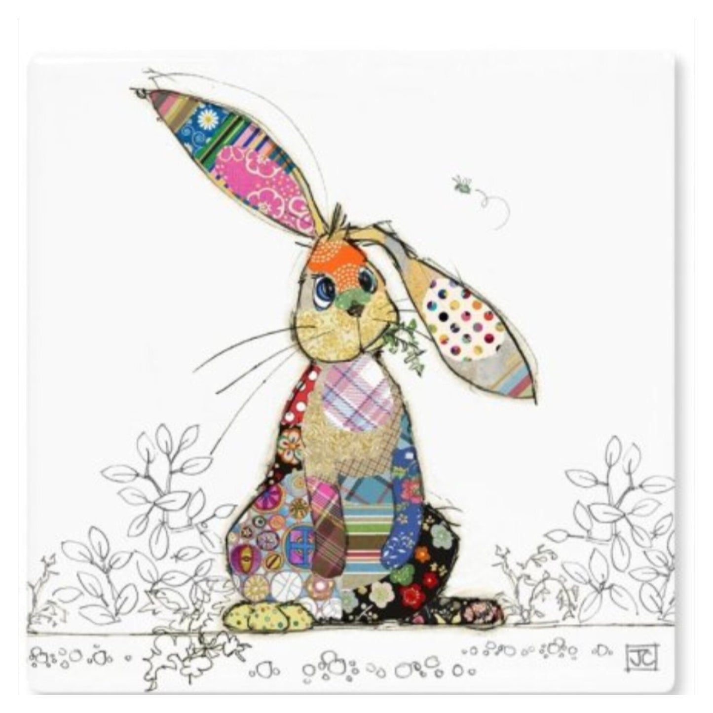 Bug Art Binky Bunny Coaster * COMING SOON*