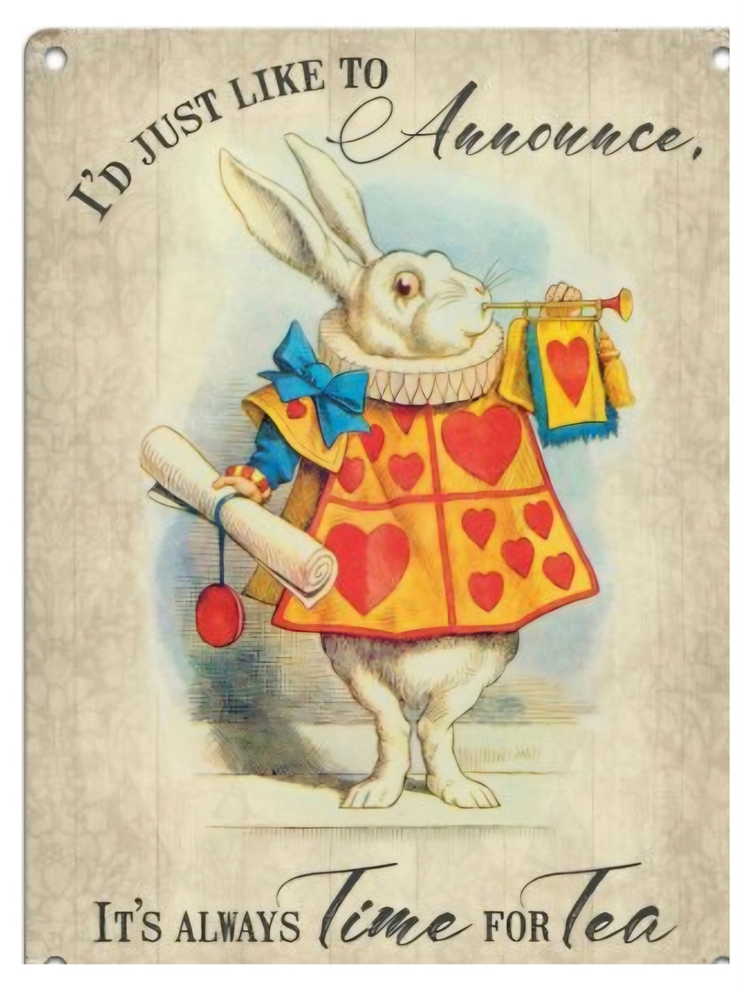 It's always time for tea metal sign