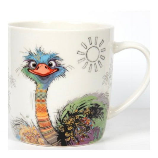 Bug Art Oscar Ostrich Mug, 10cm