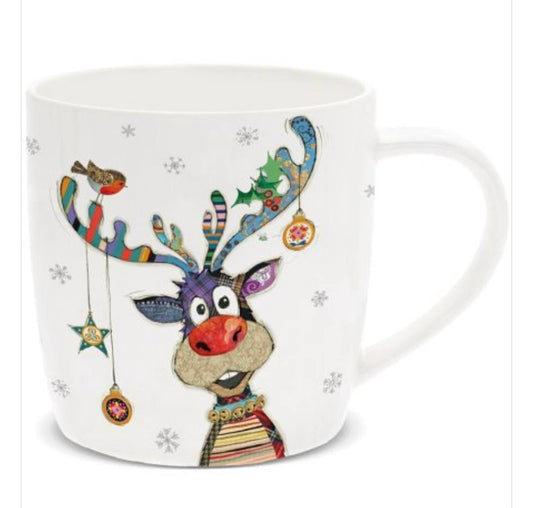 Bug Art Reindeer Mug