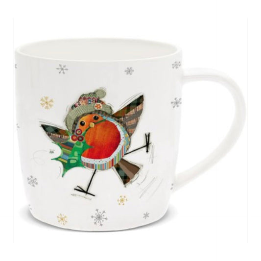 Bug Art Robin China Mug