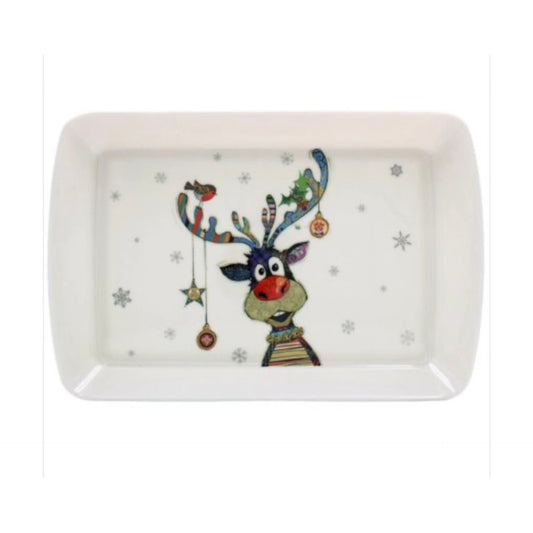 Bug Art Reindeer small Tray