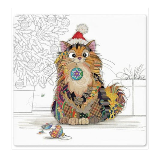 Baubles Cat Bug Art Coaster