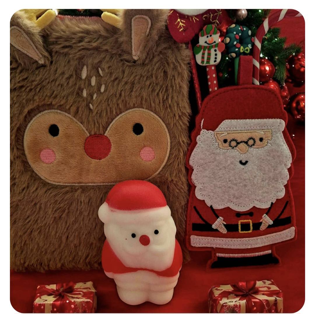 Fluffy Reindeer Christmas gift set