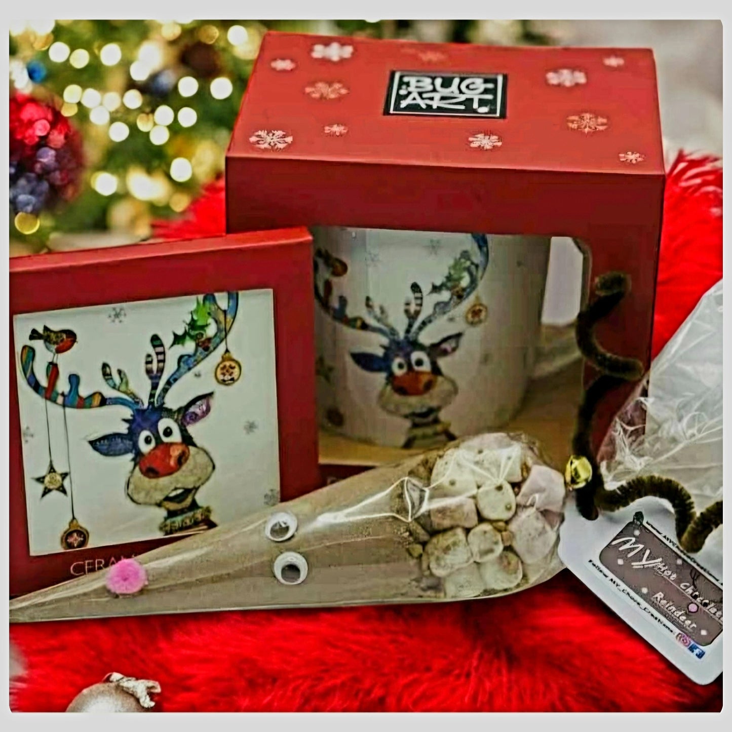 Bug Art Reindeer gift set
