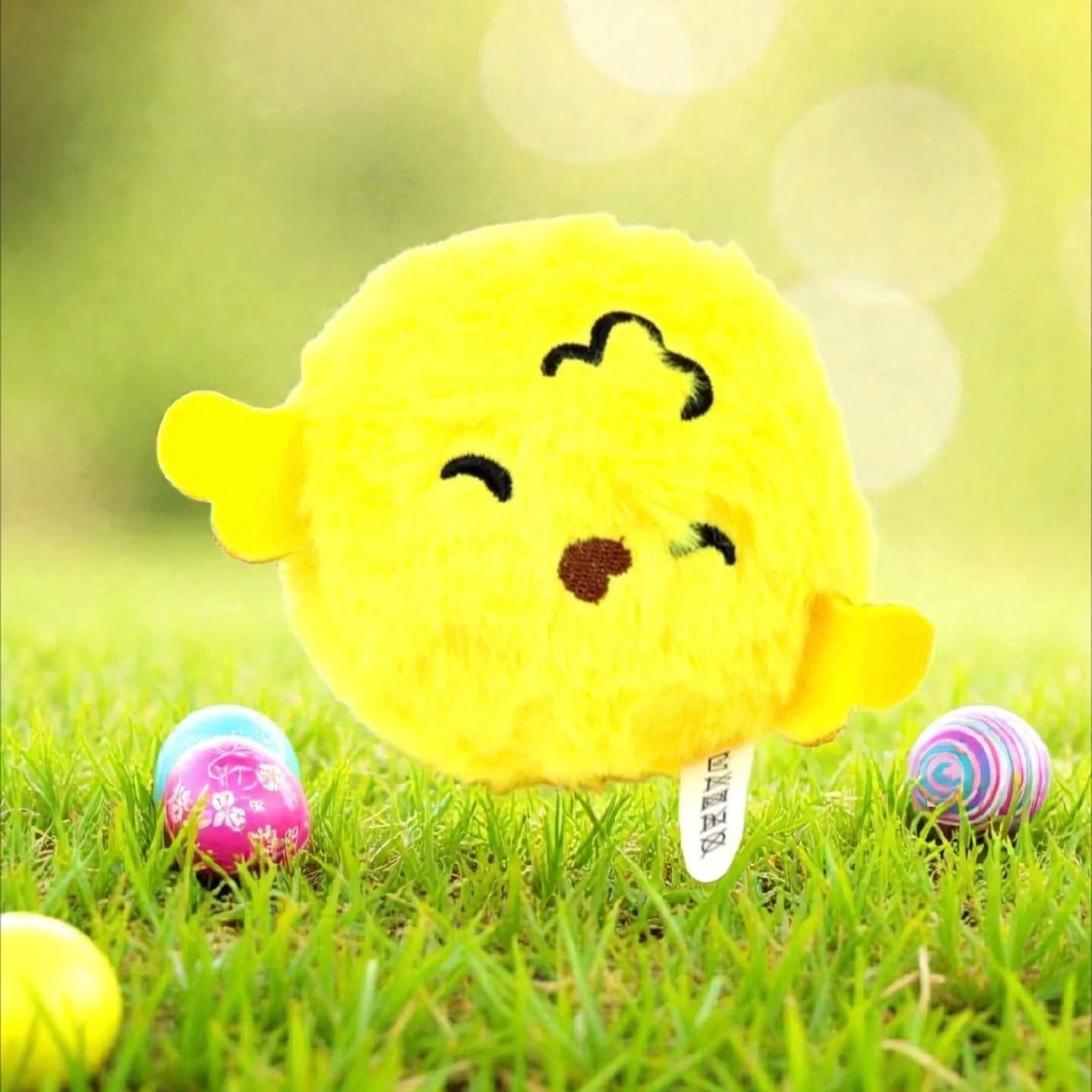 Springtime High Bounce Plush Bouncy Ball