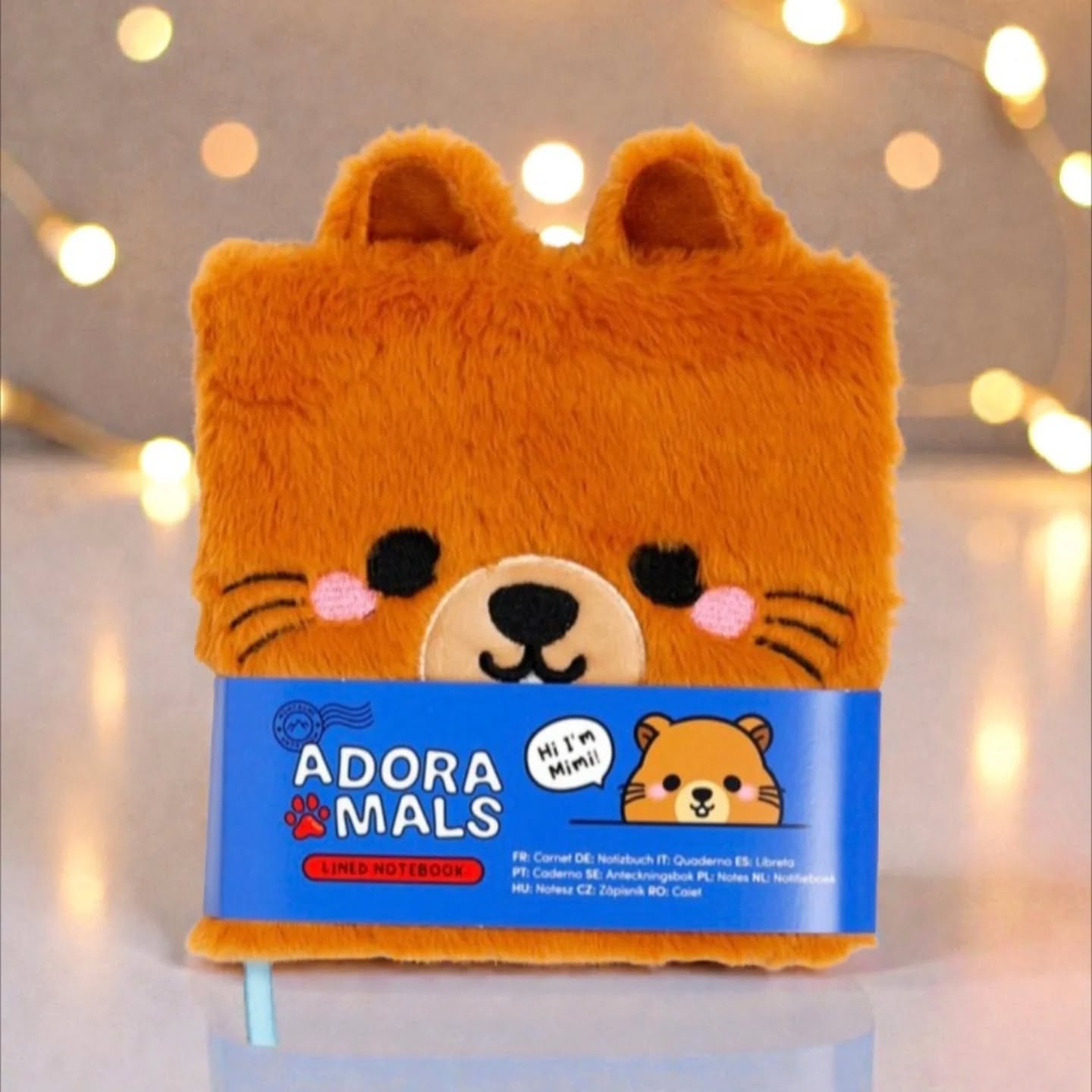 Adoramals Mimi the Marmot Plush Notebook