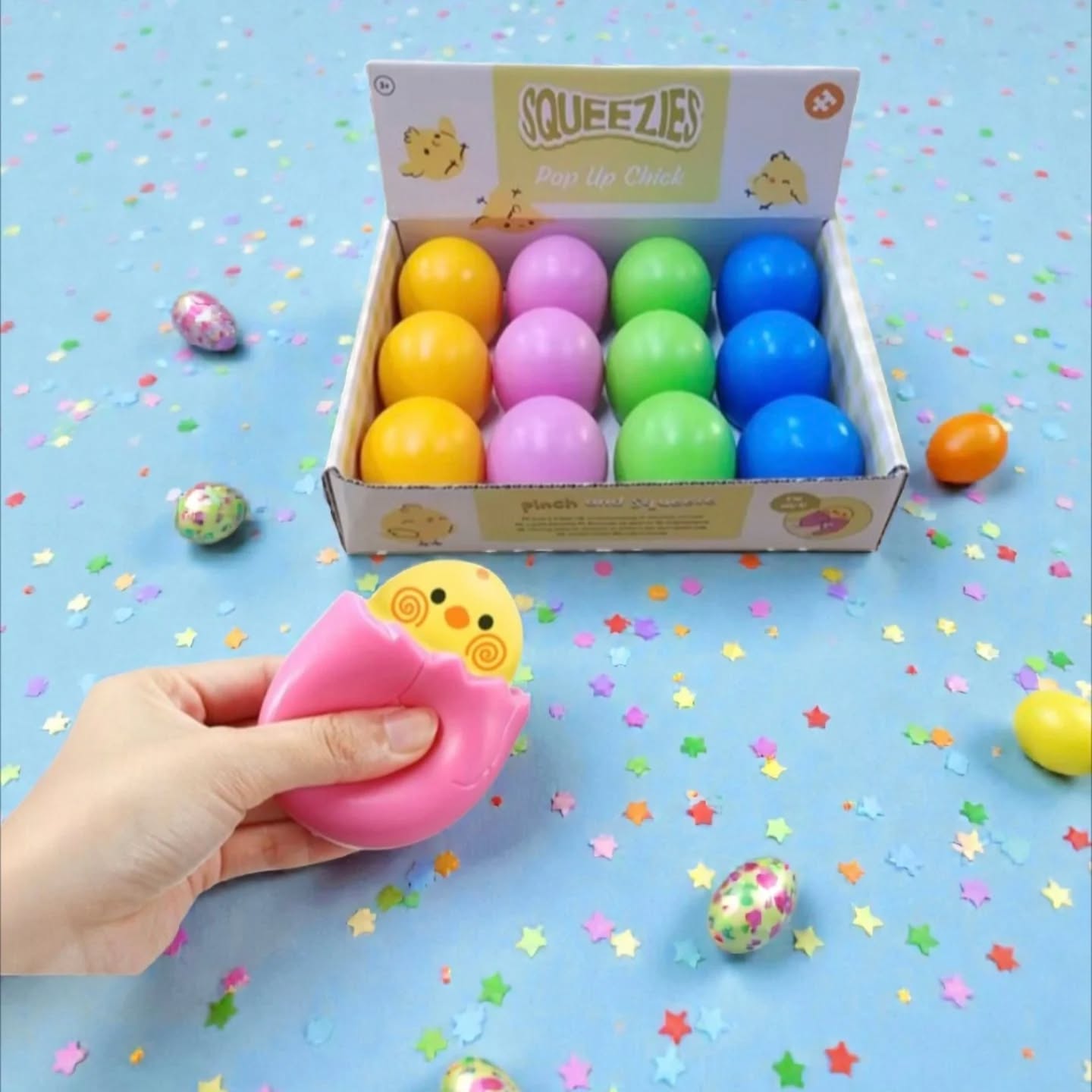 Springtime Hatching Chick & Egg Pop Out Toy
