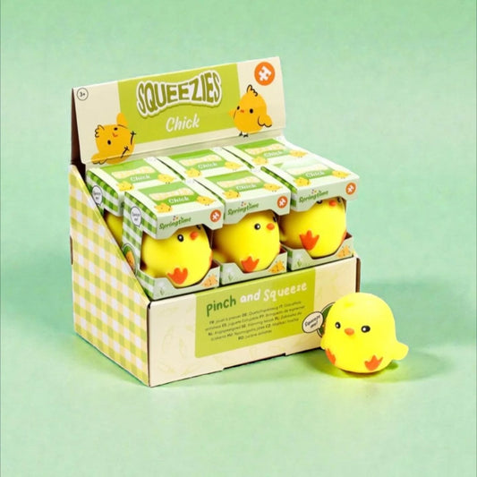 Squeezy Stretchy Springtime Chick Toy