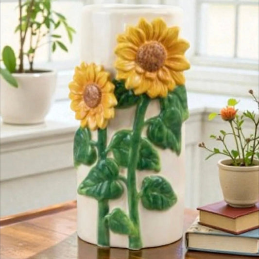 3D Sunflower Vase