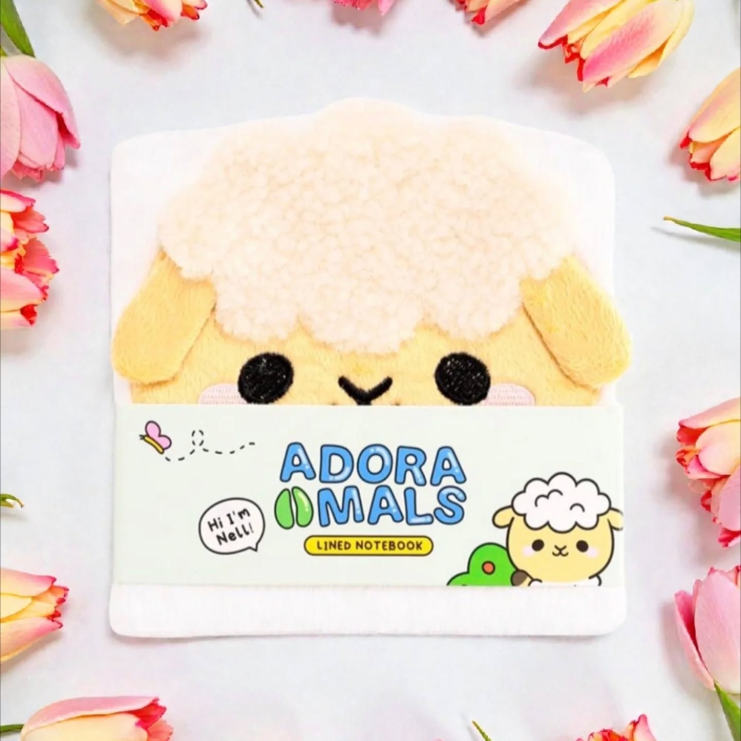 Adoramals Sheep Plush Notebook