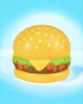 Large fast food sensory toys
