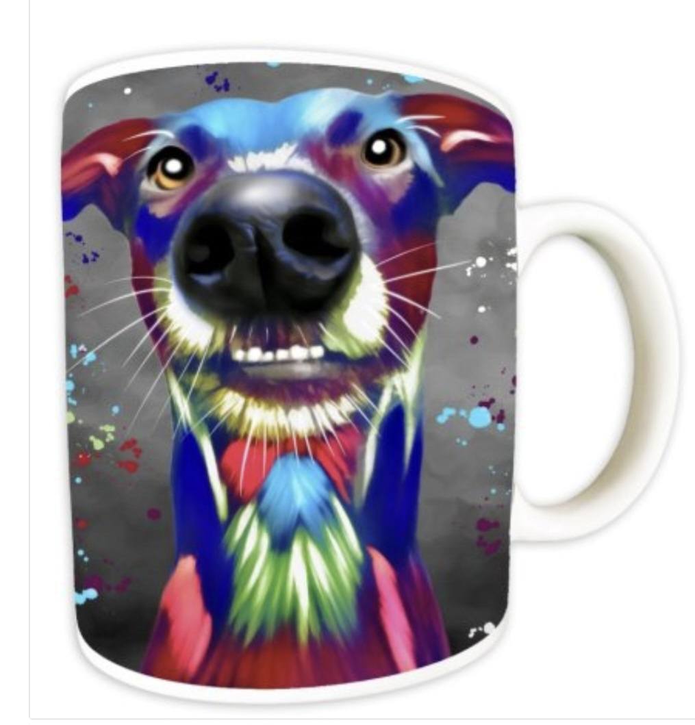 Greyhound Mug, 9.5cm