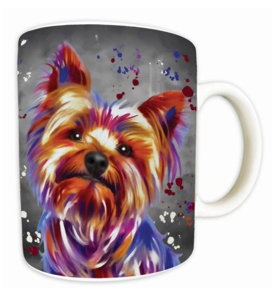 Yorkie Terrier Mug, 9.5cm