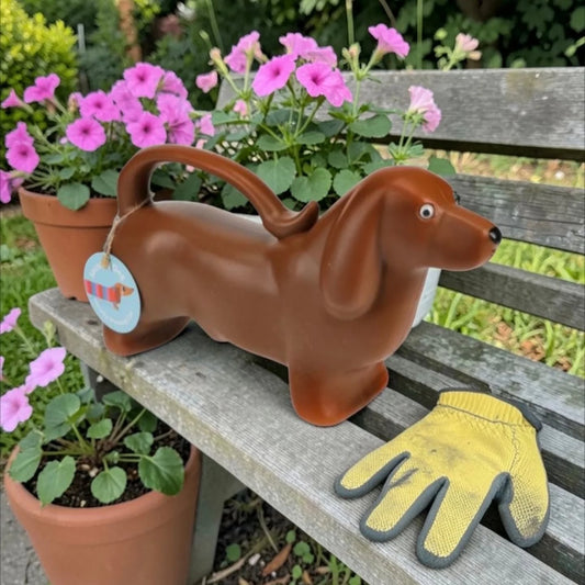 Sausage Dog Watering Can, 2L 34cm