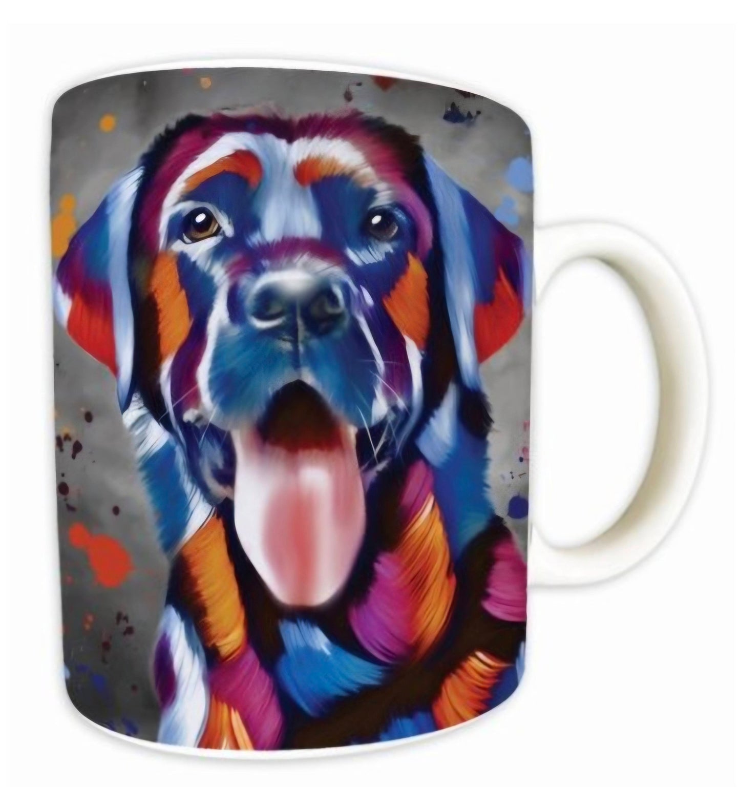 Black Labrador Mug, 7.5cm