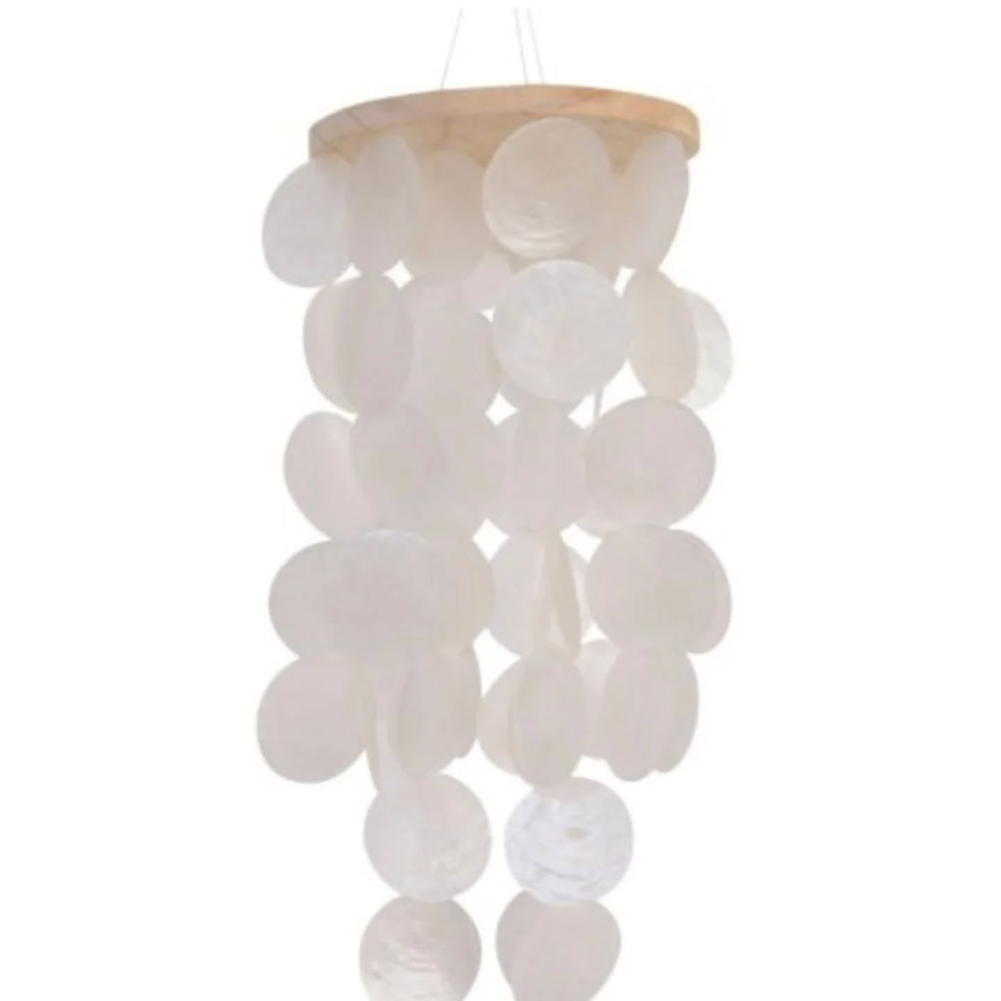 White Capiz shell hanger
