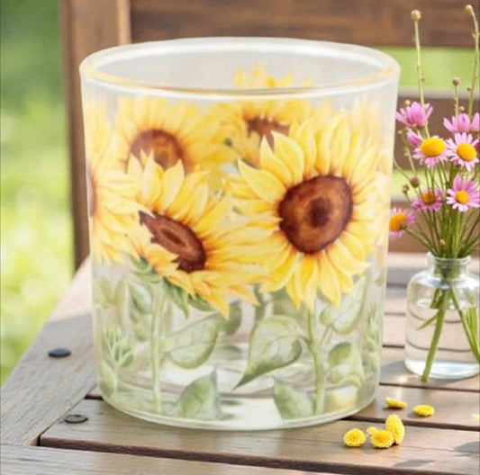 Sunflower Candle Holder, 8cm