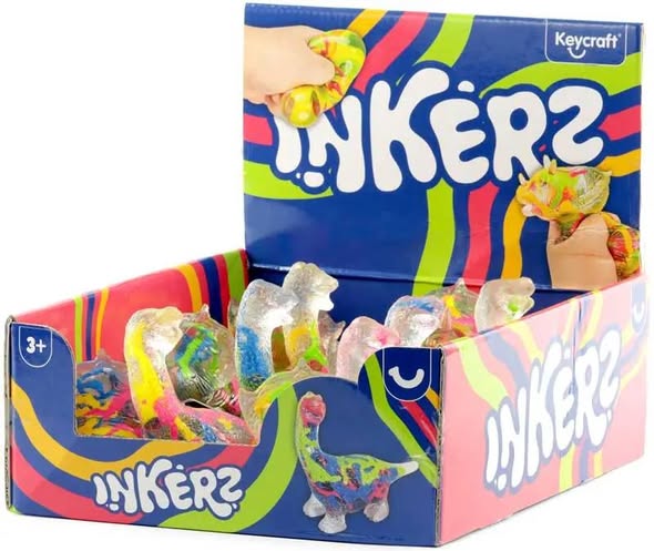 INKERZ DINOSAUR PAINT SENSORY TOY DINOSAURS!