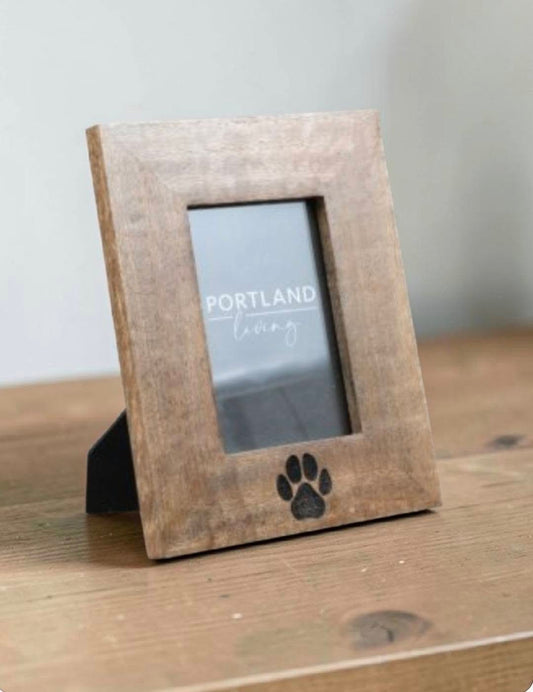 Paw Print Photo Frame 6x4"