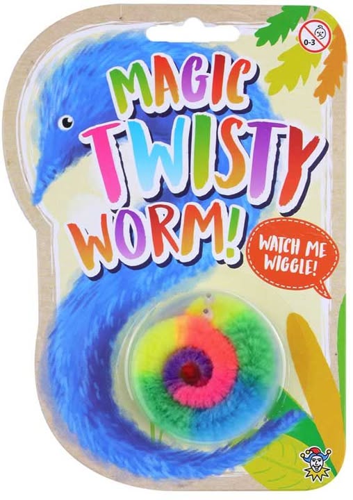 Magic  multi coloured twisty worms.