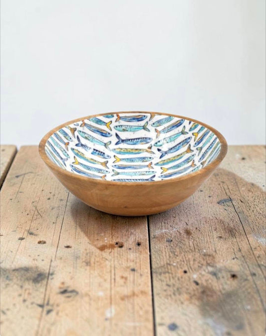 11cm Sardines Enamelled Bowl