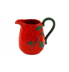 Strawberry Jug, 19.5cm