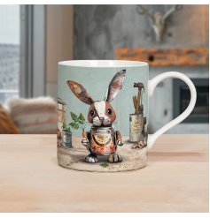 Scrap Rabbit Mug