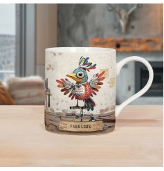 Scrap Bird Mug