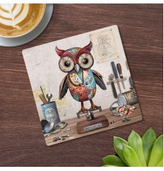 Scrap Owl Coaster